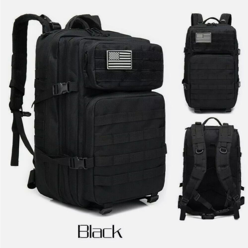 Large Laser MOLLE Military Army Assault Rucksack P